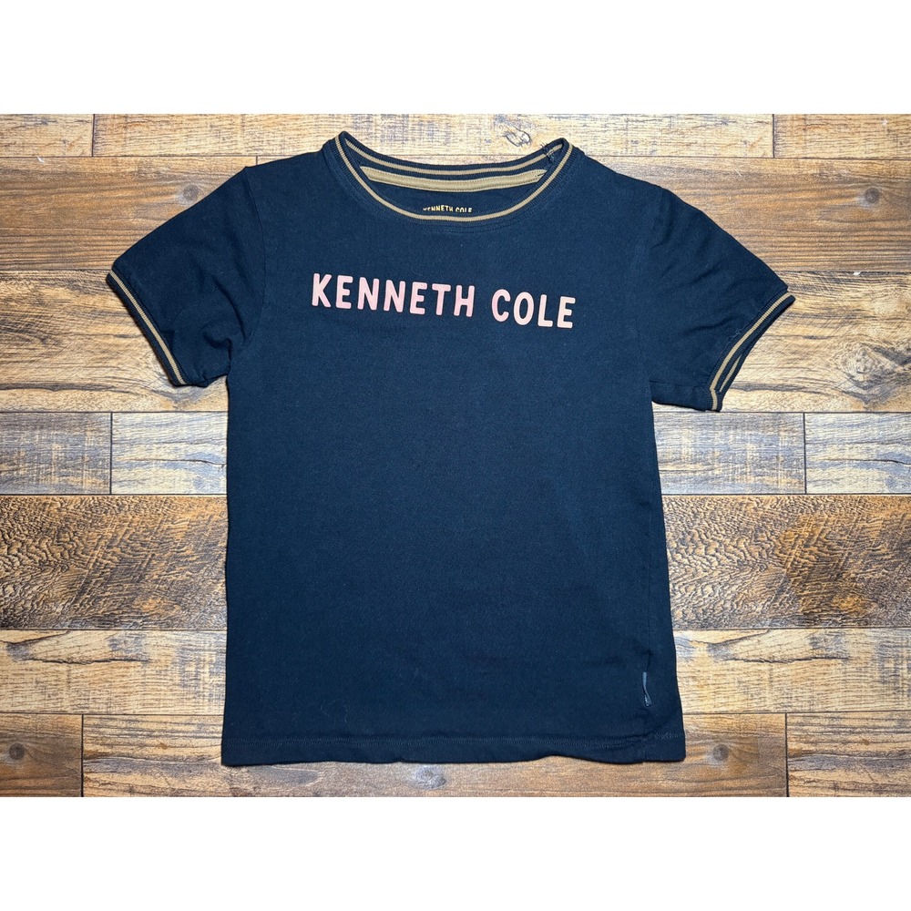 Kenneth Cole New York‎ Boys T-Shirt Size 6 Blue Short Sleeve Crew Neck
